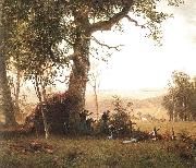 Bierstadt, Albert Guerrilla Warfare France oil painting artist
